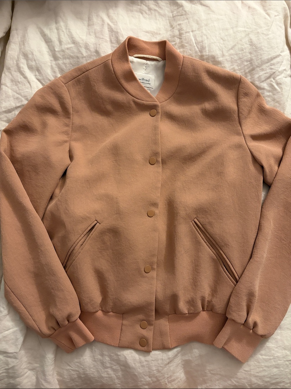 Wilfred Dusty Rose Bomber Jacket